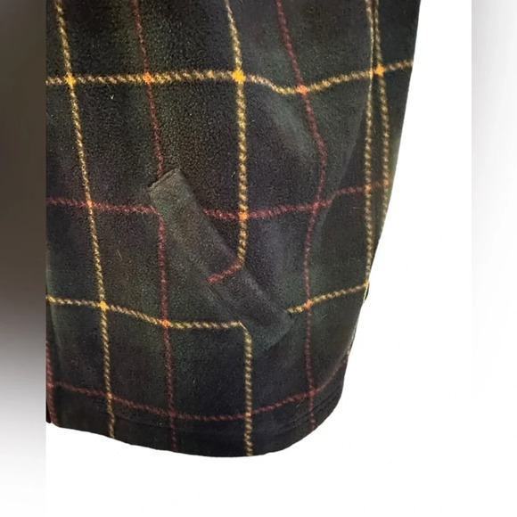 Ralph Lauren Black Label Plaid Fleece Vest Hoodie - Picture 3 of 9